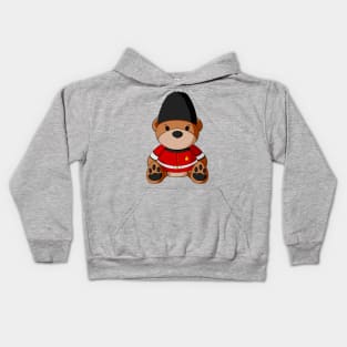 British Guard Teddy Bear Kids Hoodie